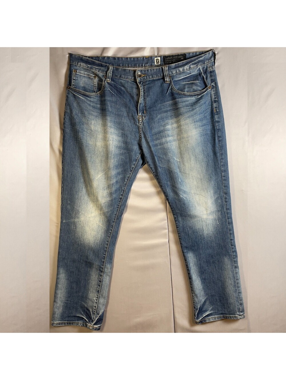 Marc Ecko Cut Sew Jeans Mens 40 Blue Straight Leg Casual Denim Medium Wash Y2K